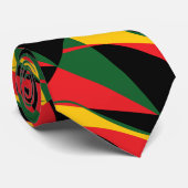 Rode groene Stropdas (Opgerold)