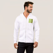 Rode Groene Vierkante Heren Basic Sweatshirt Met C (Voorkant volledig)