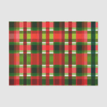 Rode groene vierkanten Holiday Plaid Pattern