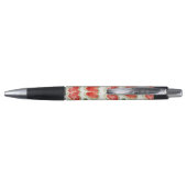 Rode Groene Watermeloen Harten  Pen (Achterkant)