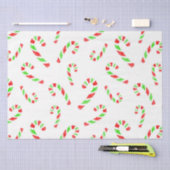 Rode, groene Waterverf snoeprietpatroon Tissuepapier (Craft)