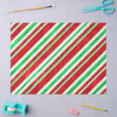 Rode groene Waterverf snoeprietstrepen 2 Tissuepapier (Craft)