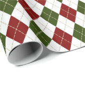 rode, groene witte arsenaal cadeaupapier (Rol Hoek)