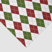 rode, groene witte arsenaal tissuepapier (Detail)