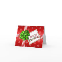 Rode, groene, witte stripkaart voor kerstfoto's