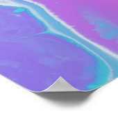 RODE GROENEN EN ZWARTE ABSTRACTE SCHIJVEN POSTER (Hoek)