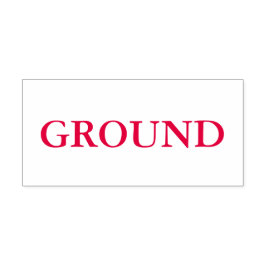 Rode Grond Zelfinktende Stempel