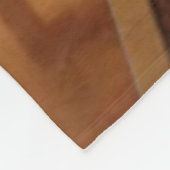 rode, grote slagerij fleece deken (Hoek)