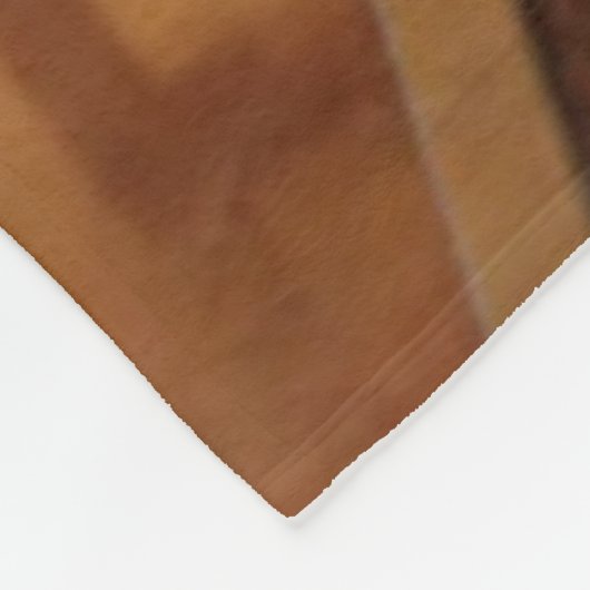 rode, grote slagerij fleece deken (Hoek)