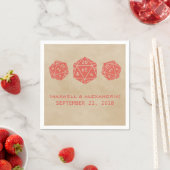 Rode Grunge D20 Dobbelsteen Gamer Papieren Servett Servetten (Insitu)