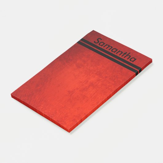 Rode grunge post-it® notes (Schuin)
