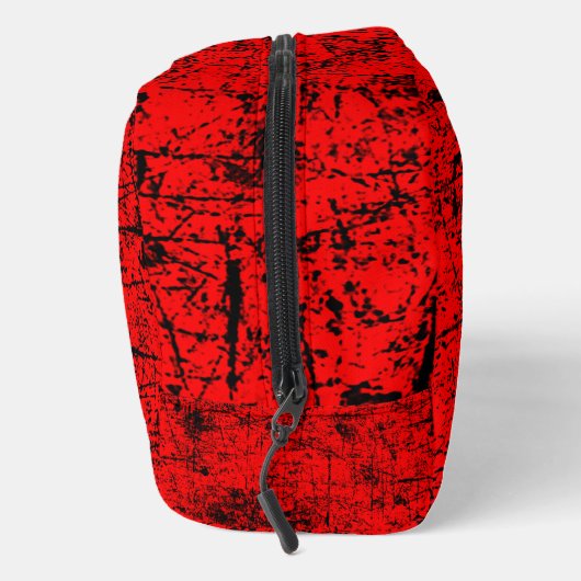 Rode grunge toilettasje (Rechts)