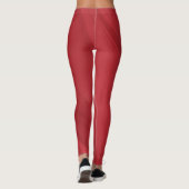 Rode Gym Yoga Workout Leggings (Achterkant)