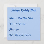 Rode Haan Waterverf schilderij Happy Birthday Kaart (Achterkant)