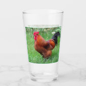 Rode Haande Drankglazen Verzamelaars Glas (Voorkant)