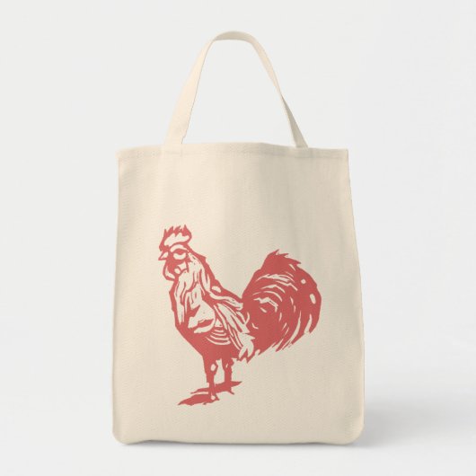 Rode Haantje Tote Bag (Voorkant)