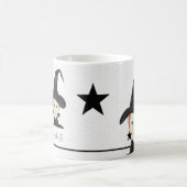 Rode haar, groene ogen, zwarte sterren koffiemok (Center)