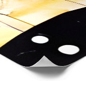 Rode Haired Vrouw en Vlinders Gemengde Media Poster (Hoek)