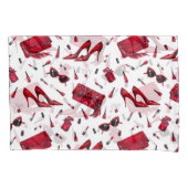 Rode hakken, mode accessoires. kussensloop (Voorkant)