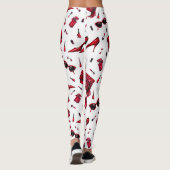 Rode hakken, mode accessoires. leggings (Achterkant)