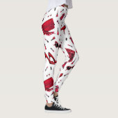 Rode hakken, mode accessoires. leggings (Rechts)