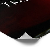 Rode hakken Notitieboeken zijn als schoenen poster (Hoek)