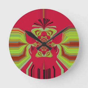 Rode Hakuna Matata patroon Ronde Klok