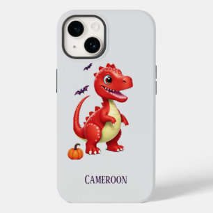 Rode Halloween dinosaurus Case-Mate iPhone 14 Hoesje