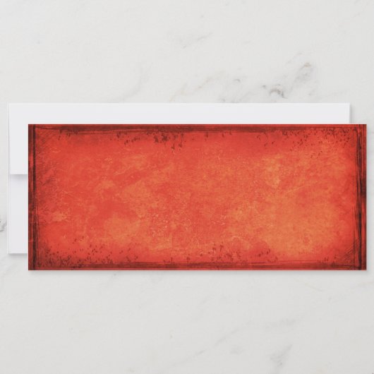  rode Halloween verjaardagsfeestje ticket Kaart (Achterkant)