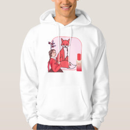 Rode Hanbok, Vos & Matte Cover Foundation Kunst Hoodie