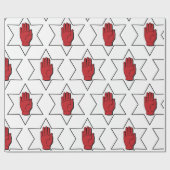 Rode hand van de Ulster Cadeaupapier (Vlak)