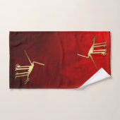 Rode handdoeken met dieren (Handdoek)