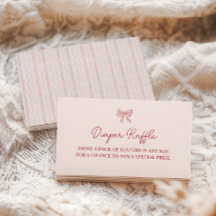 Rode handgetekende boho bogen roze luierraffle