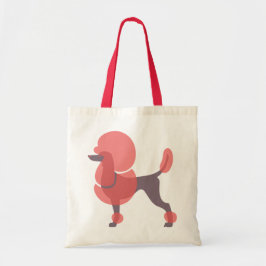 Rode handmatige porseleinzak tote bag