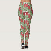 Rode handschoenlegging leggings (Achterkant)