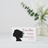 rode handtekening afsprakenkaartje (Staand voorkant)