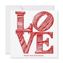 Rode Happy Valentijnsdag Moderne cadeau