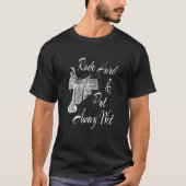 Rode Hard & Put Away Natte - Horse Zaddle T-shirt (Voorkant)