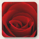 "Rode" harde onderzetters met kurk achteraan, 6 (Voorkant)