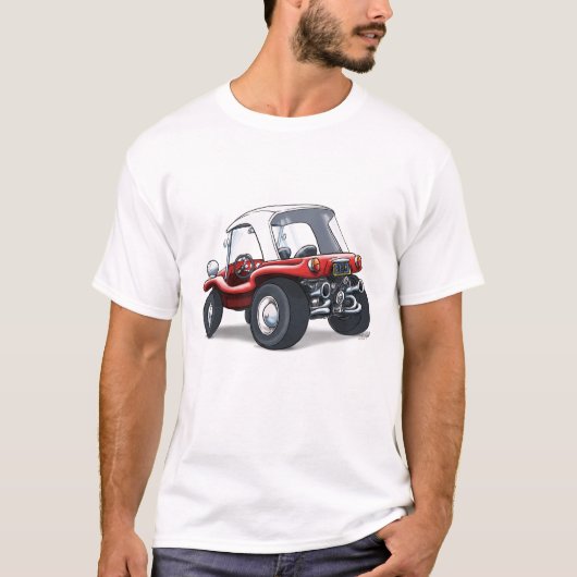 rode hardtop buggy t-shirt (Voorkant)