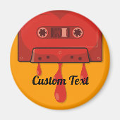 Rode harscassette magneet (Voorkant)