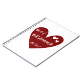 Rode Hart Beste Gramma Ever Gifts Notitieboek (Linkerzijde)