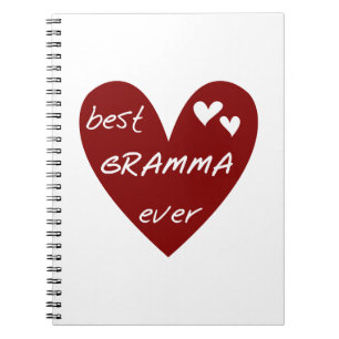 Rode Hart Beste Gramma Ever Gifts Notitieboek