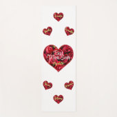 Rode Hart Beste Mam Ooit Stijlvolle Moderne Moeder Yogamat (Voorkant)