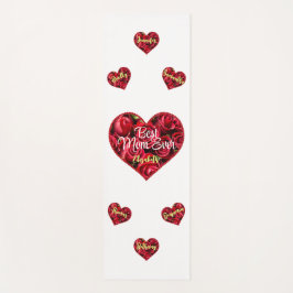 Rode Hart Beste Mam Ooit Stijlvolle Moderne Moeder Yogamat