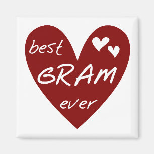 Rode Hart Beste Oma Aller Tijden T-shirts en Cadea Magneet