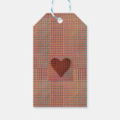 Rode Hart  Cadeaulabel (Voorkant)