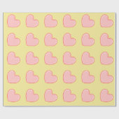 Rode Hart Cadeaupapier (Vlak)