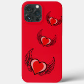Rode hart Case-Mate iPhone case (Achterkant)