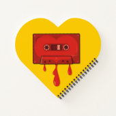 Rode Hart Cassette Notitieboek (Achterkant)